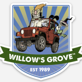 Willow's Grove™ Badge Sticker